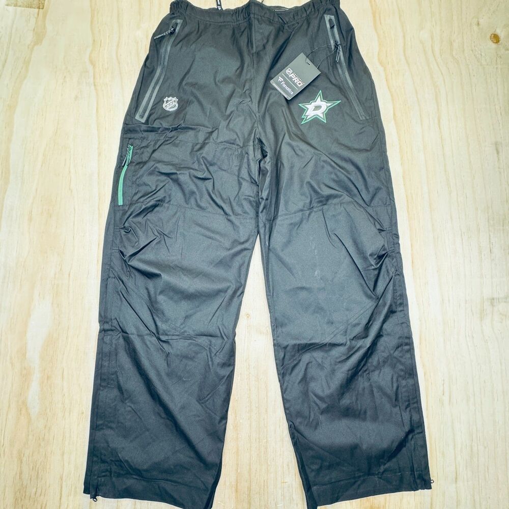 NEW Dallas Stars Fanatics Black Authentic Pro Rink Coaches Pants Black Sz XL